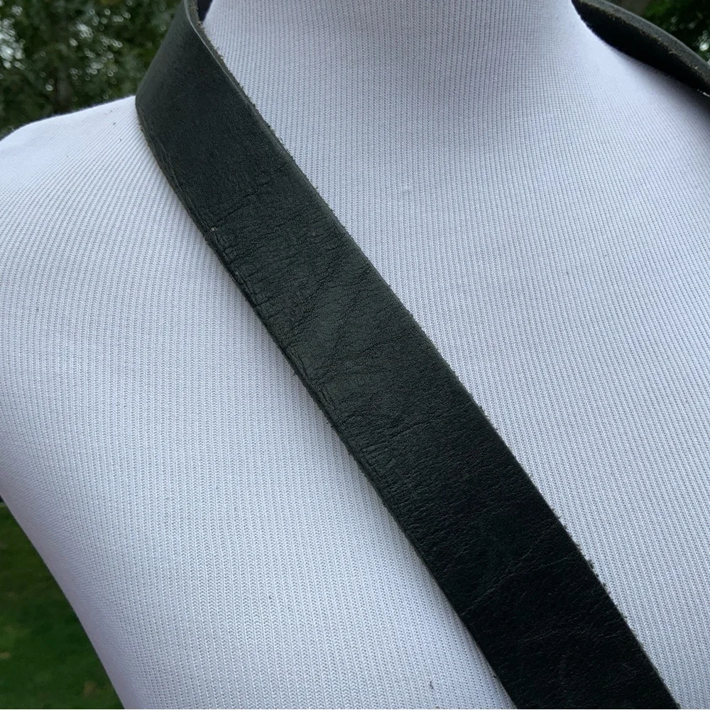 Levi's Men’s Leather Belt Black Soft Size 38